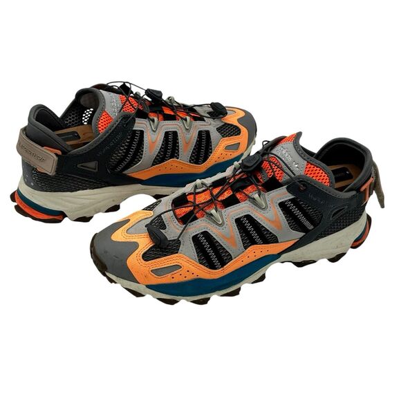 Adidas Hyperturf Adventure Shoes Hiking HP2832 Mens Size 8.5 Gray Coral Teal EUC - Picture 1 of 8